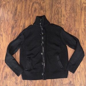 Young Republic Black Cable‎ Knit Sweater XL